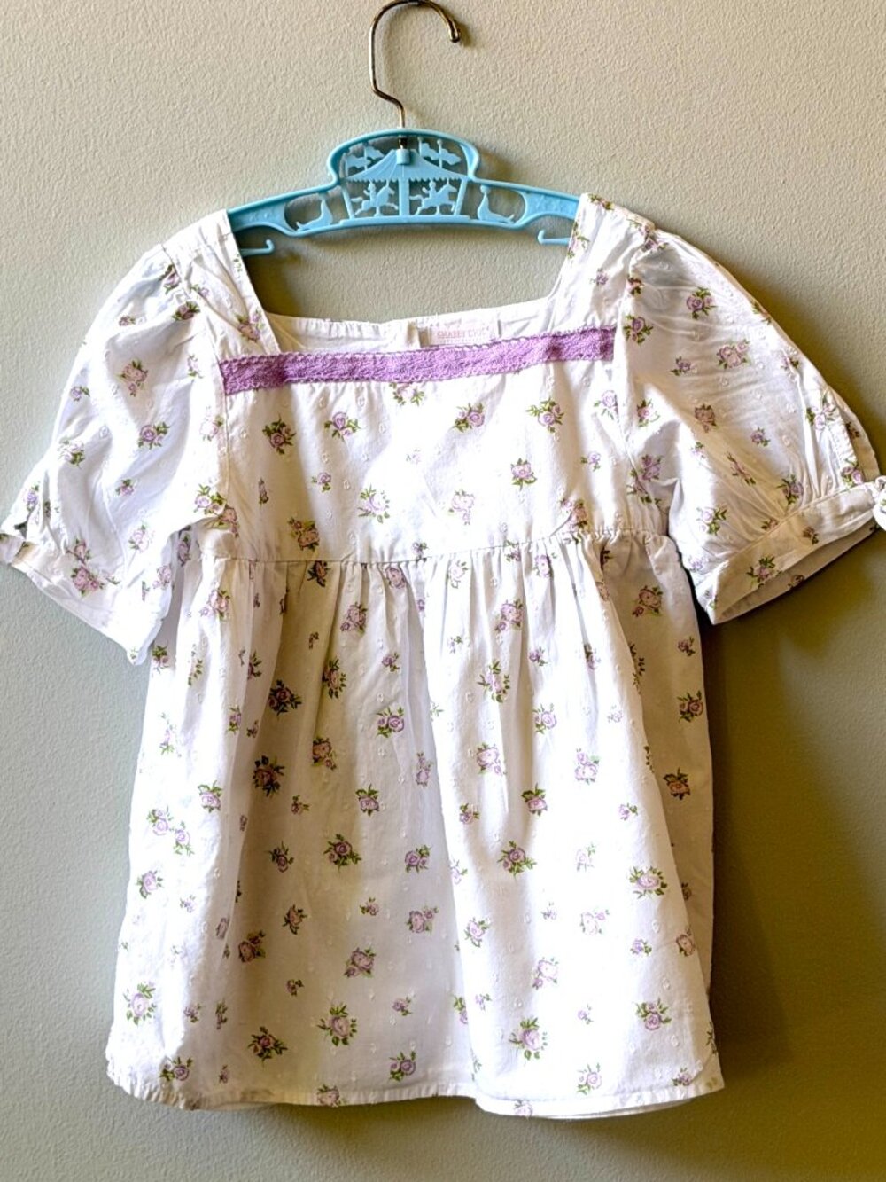 Shabby Chic Girl's Size 7/8 Cottage Core Top